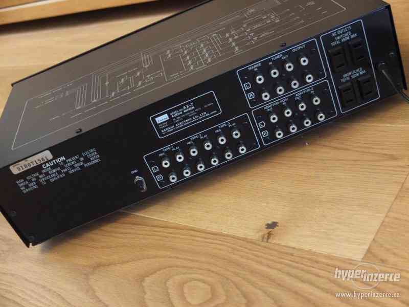 SANSUI AX-7 Audio Mixer (1977-1980)-Perfektní stav - foto 6