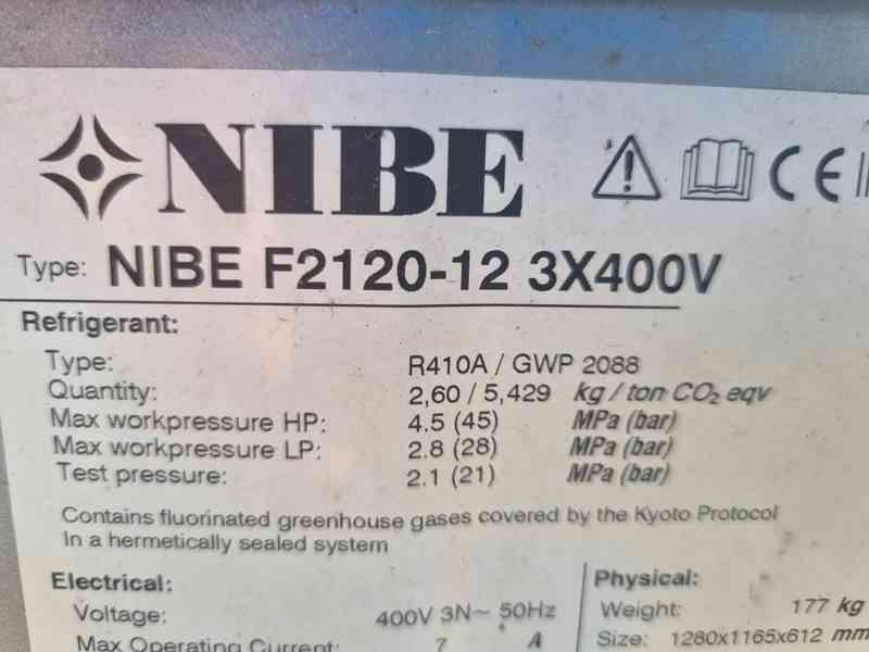 Tepelné čerpadlo NIBE F2120-12, třífázové - foto 3