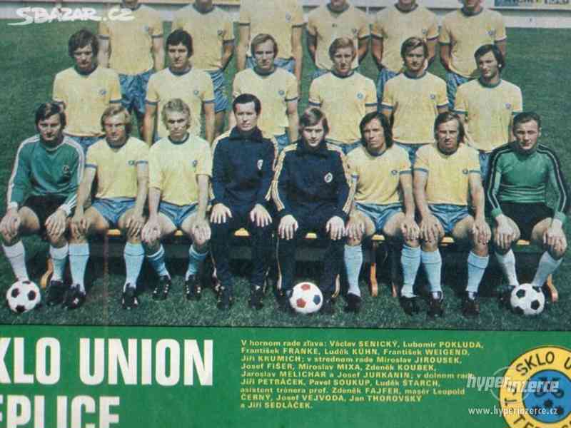 Sklo Union Teplice - 1976 - fotbal - foto 1