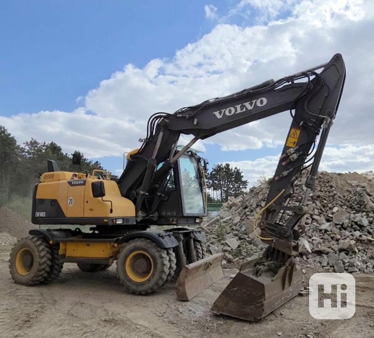 17t bagr Volvo EW140D vývody 4lopaty klima kamera - foto 1