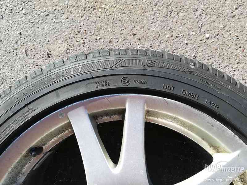 Al disky + pneu Mercedes - 4 ks - foto 2
