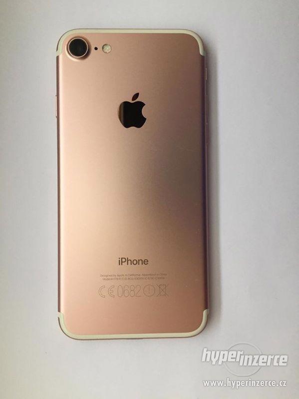 Iphone 7, 128 Gb růžově zlatý - Top stav - foto 1