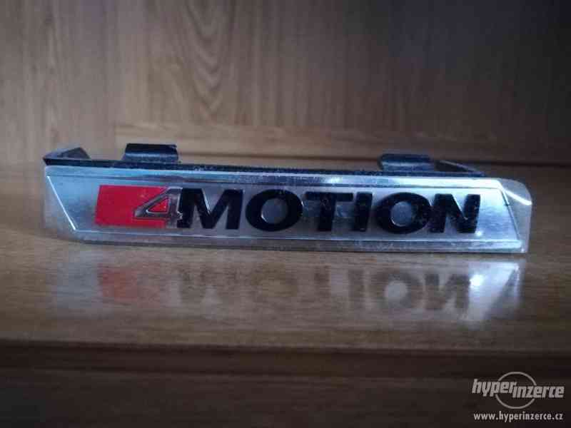 Logo 4motion VW NEW AND GENUINE - bazar - Hyperinzerce.cz