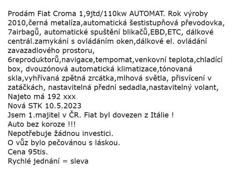 Fiat Croma	 - foto 11