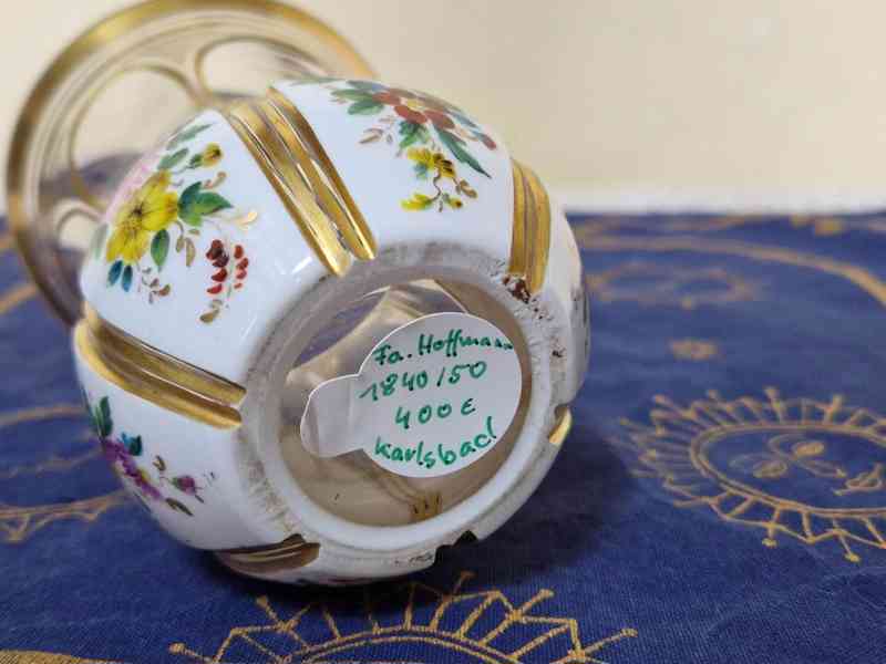 Biedermeier Sklenice Atelier Wilhelm Hoffmann Karlsbad - foto 9