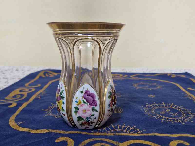 Biedermeier Sklenice Atelier Wilhelm Hoffmann Karlsbad - foto 6