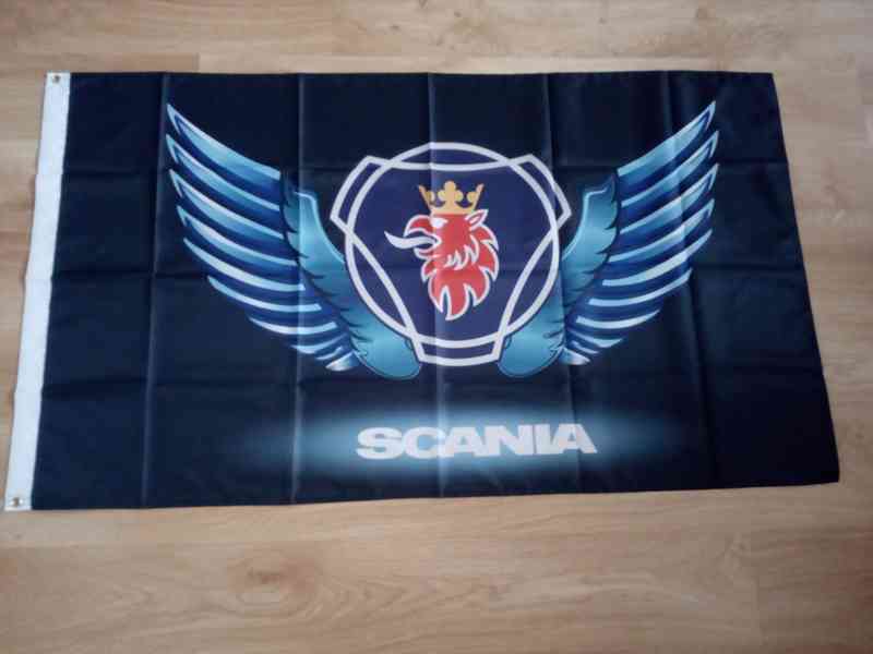 Vlajka SCANIA /křídla/ - foto 1