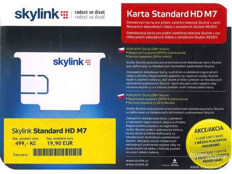 nerozbalená karta Skylink Standard HD M7 - foto 1