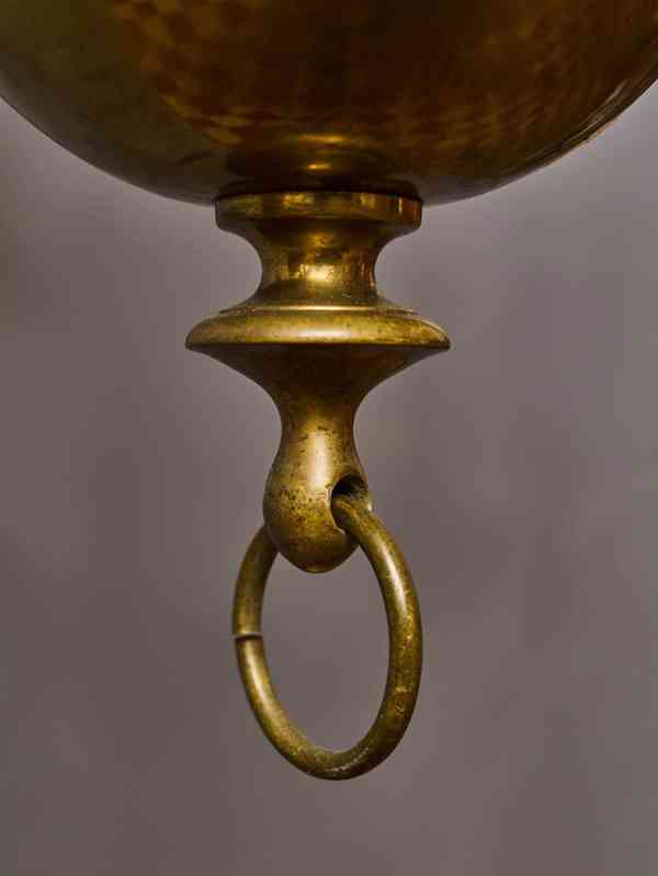 Monumentální mosazný korunní lustr 18 žárovek - foto 5