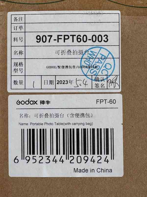 Skládací fotostůl Godox FPT-60 - foto 3