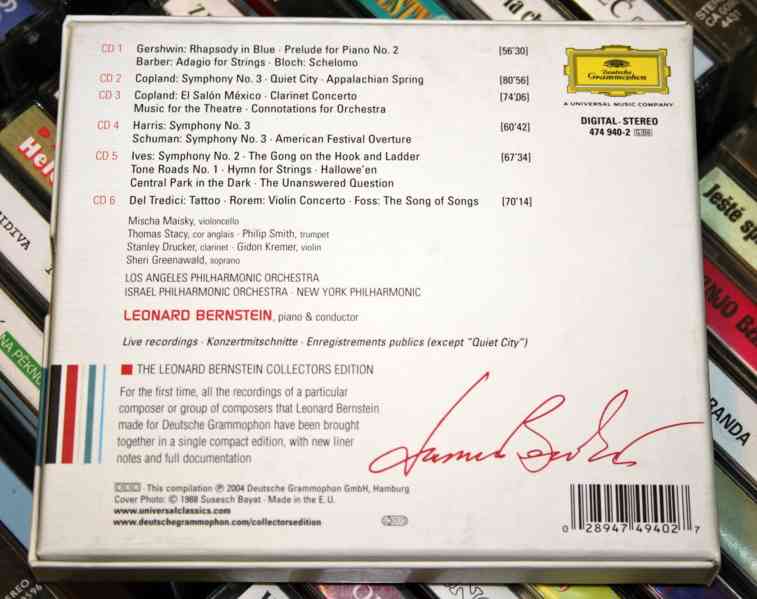 6CD LEONARD BERNSTEIN - THE AMERICANS (nesehnatelné!) - foto 2