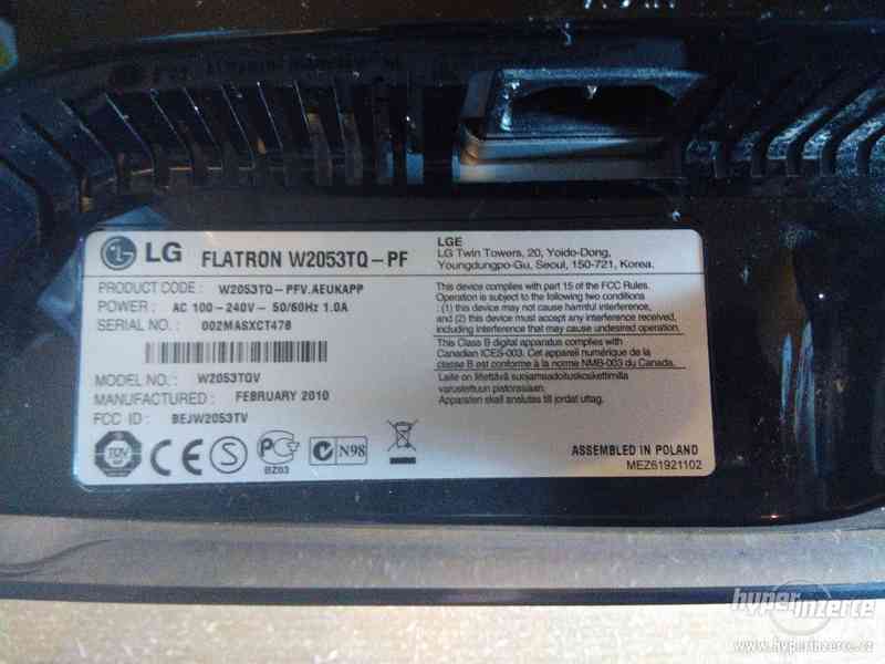 LG Flatron W2053TQ-PF - LCD monitor 20" - foto 2