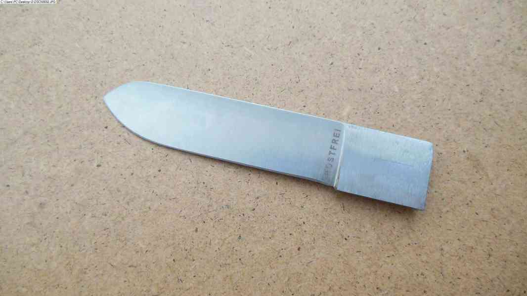 Gravitační nůž - čepel ROSTFREI - foto 2