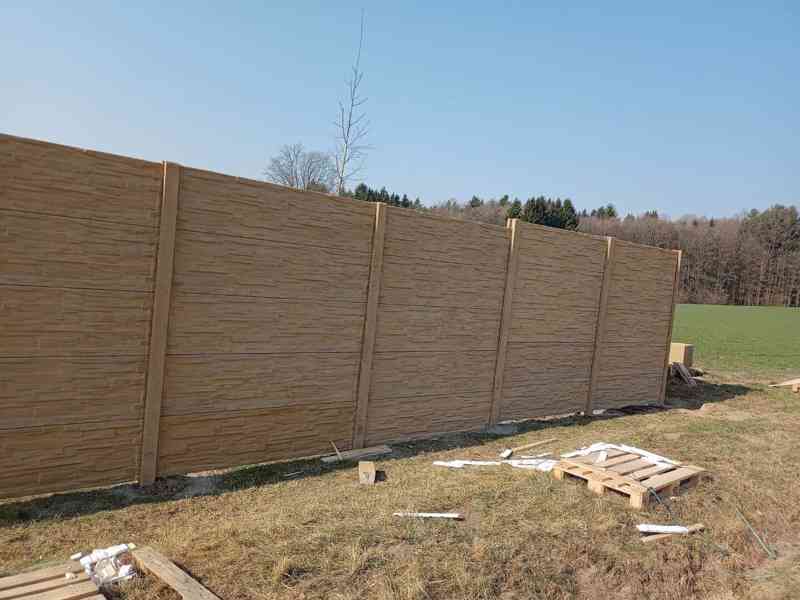 Betonové ploty - foto 1