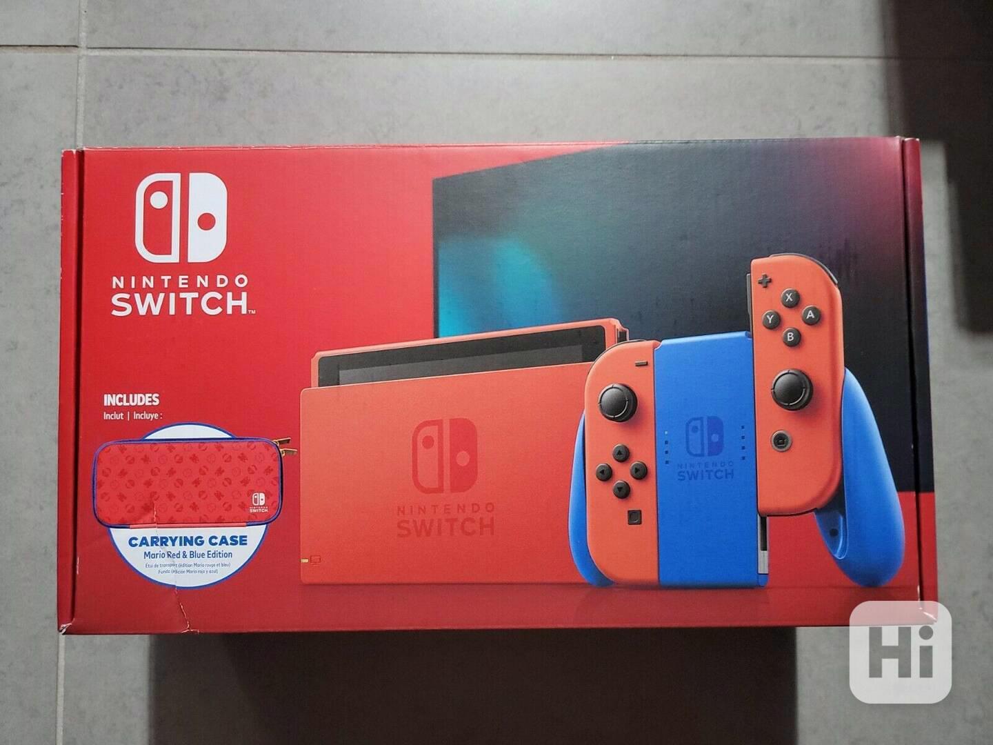 Nintendo Switch Mario Red Blue Limited Edition Console  - foto 1
