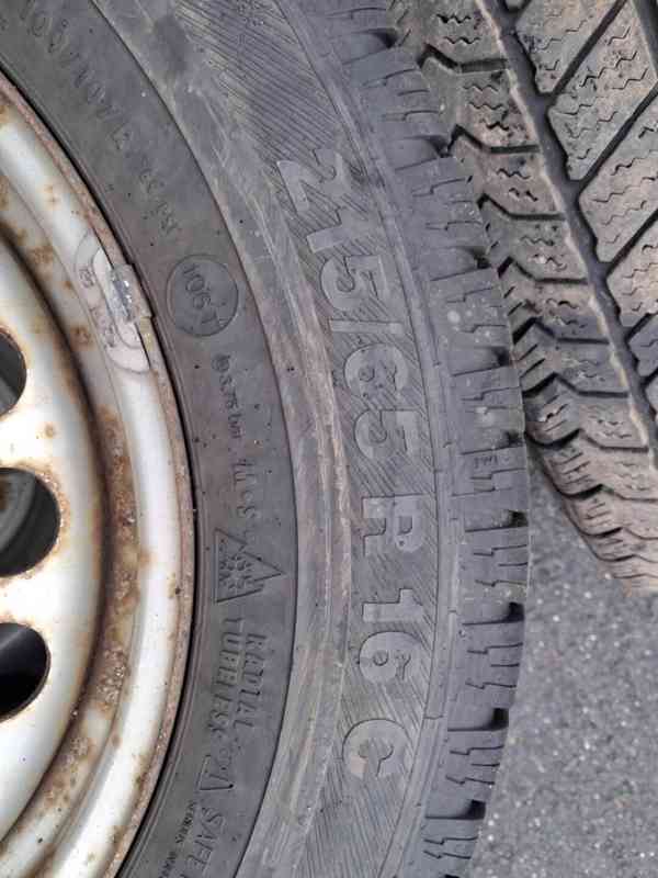 Disk 6,5Jx16H2 ET 51 + pneu 215/65 R 16C - foto 1