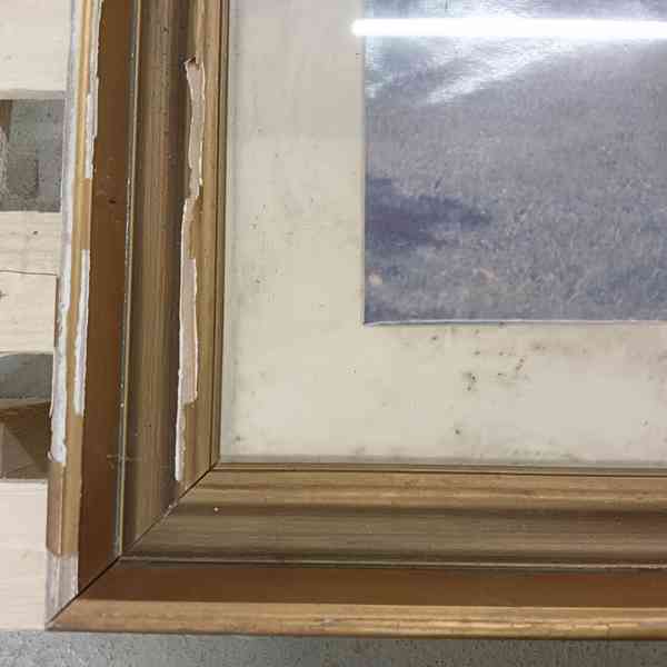 Obraz rám, zasklený, tištěná reprodukce z lázní - foto 2