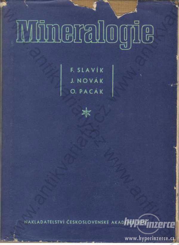 Mineralogie F. Slavík J. Novák O. Pacák - foto 1