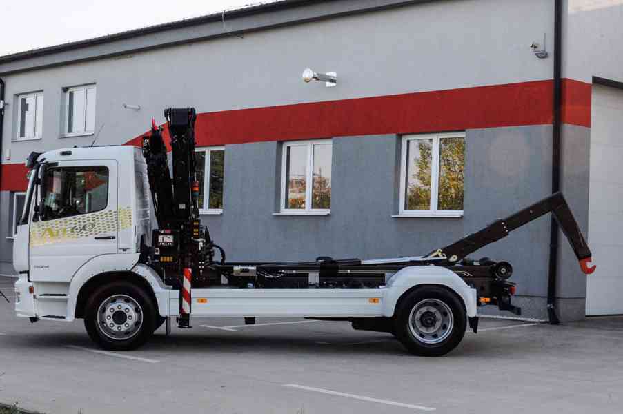 MERCEDES ATEGO 1524 - NOVÝ HÁKOVÝ NOSIČ KONTEJNERŮ + RUKA - foto 117