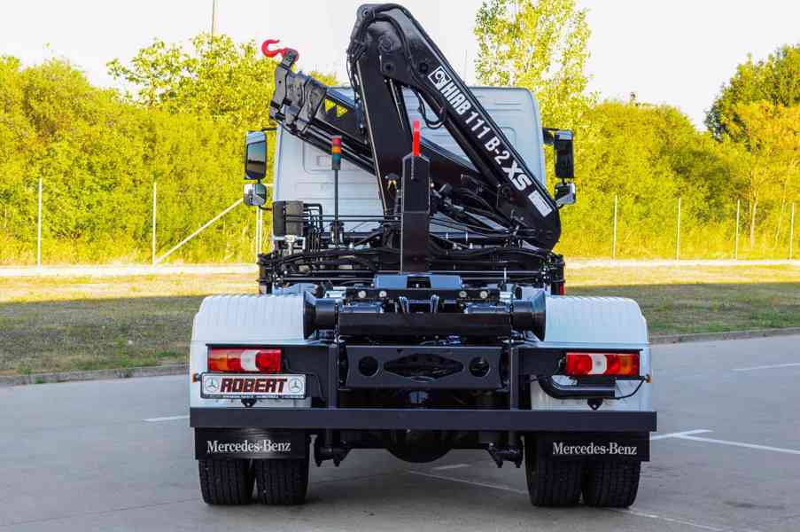 MERCEDES ATEGO 1524 - NOVÝ HÁKOVÝ NOSIČ KONTEJNERŮ + RUKA - foto 6