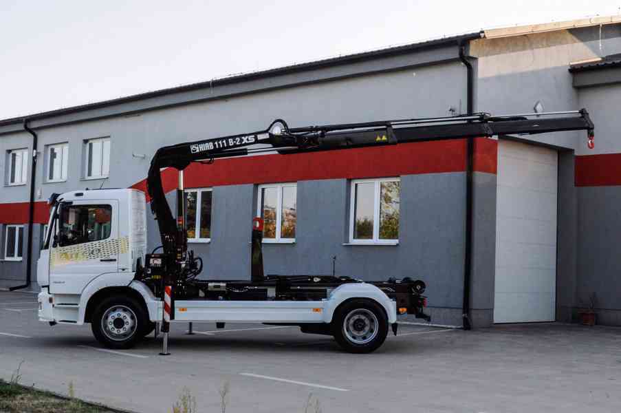 MERCEDES ATEGO 1524 - NOVÝ HÁKOVÝ NOSIČ KONTEJNERŮ + RUKA - foto 124