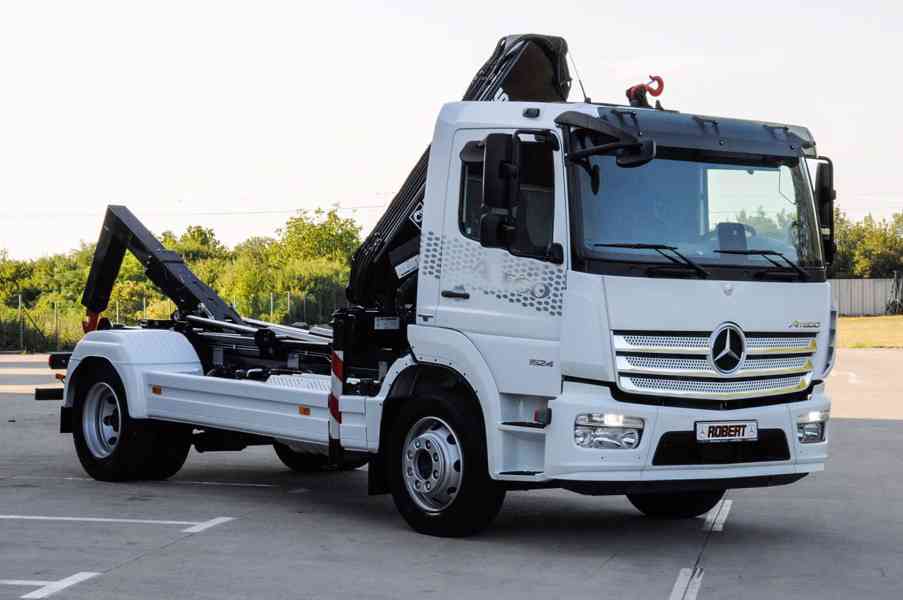 MERCEDES ATEGO 1524 - NOVÝ HÁKOVÝ NOSIČ KONTEJNERŮ + RUKA - foto 119