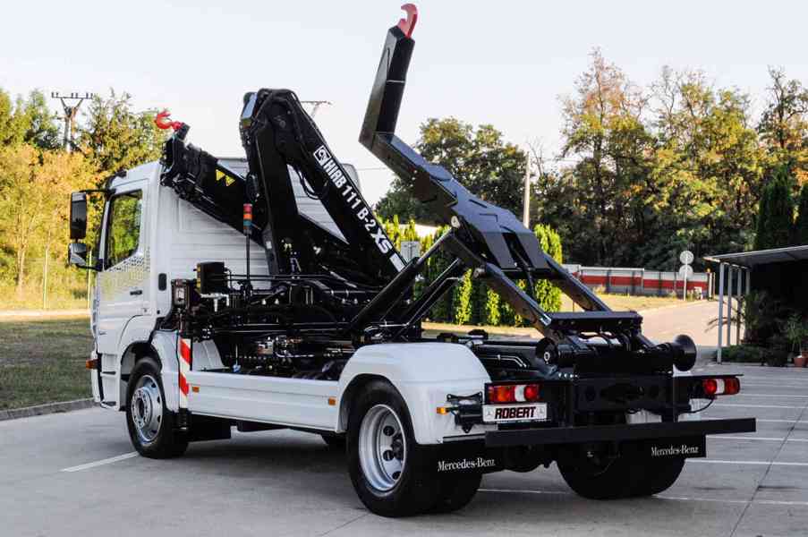 MERCEDES ATEGO 1524 - NOVÝ HÁKOVÝ NOSIČ KONTEJNERŮ + RUKA - foto 105