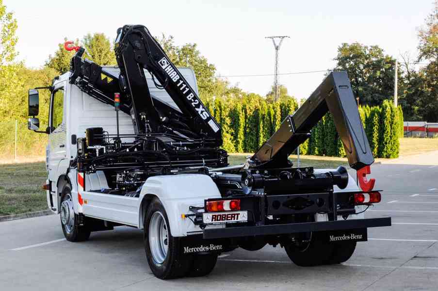 MERCEDES ATEGO 1524 - NOVÝ HÁKOVÝ NOSIČ KONTEJNERŮ + RUKA - foto 116