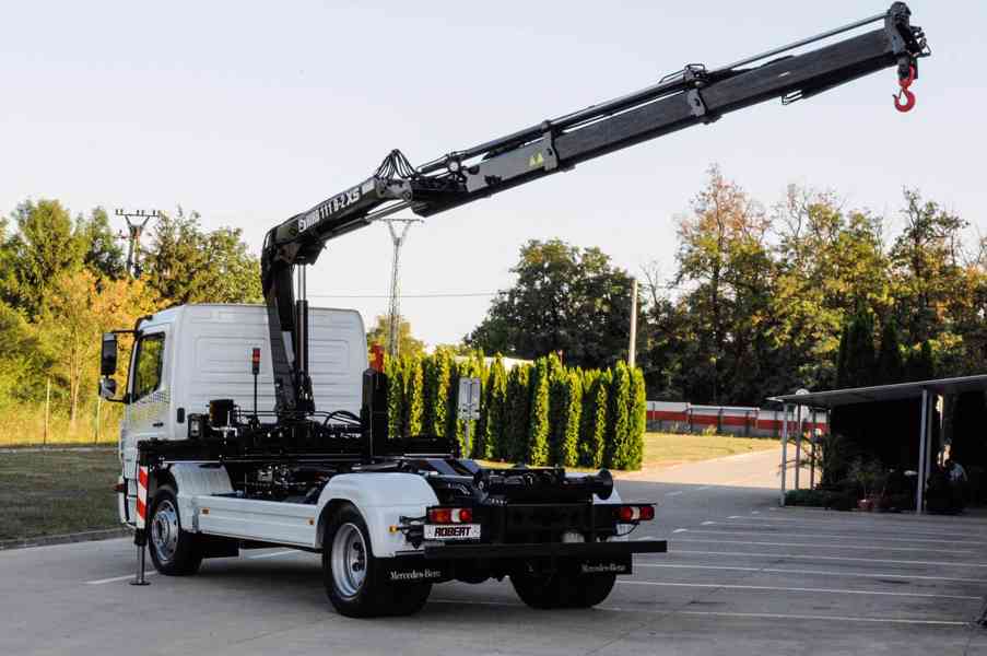 MERCEDES ATEGO 1524 - NOVÝ HÁKOVÝ NOSIČ KONTEJNERŮ + RUKA - foto 125