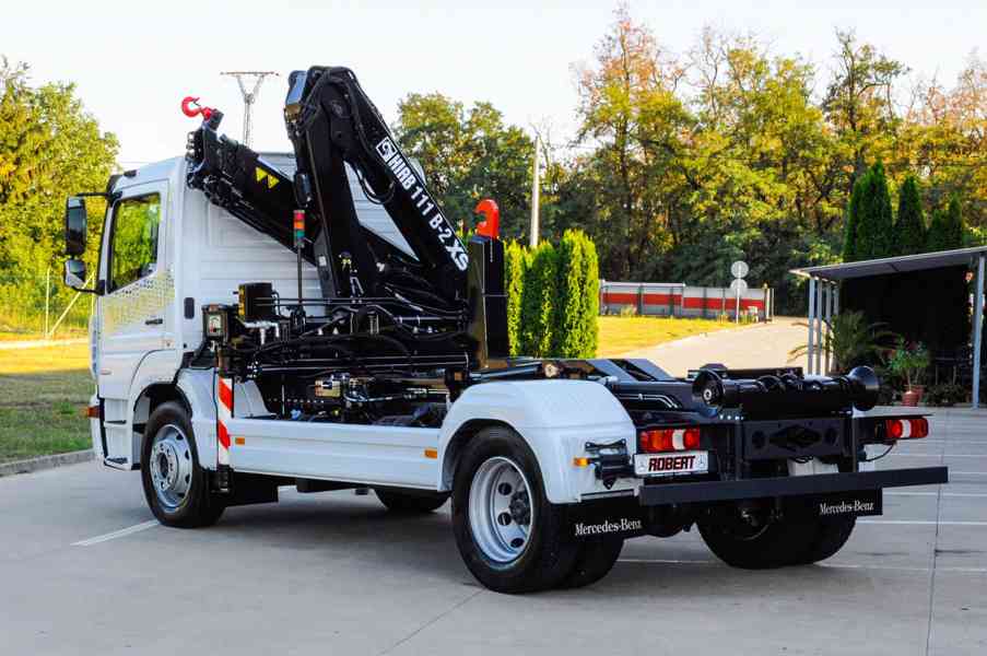 MERCEDES ATEGO 1524 - NOVÝ HÁKOVÝ NOSIČ KONTEJNERŮ + RUKA - foto 5