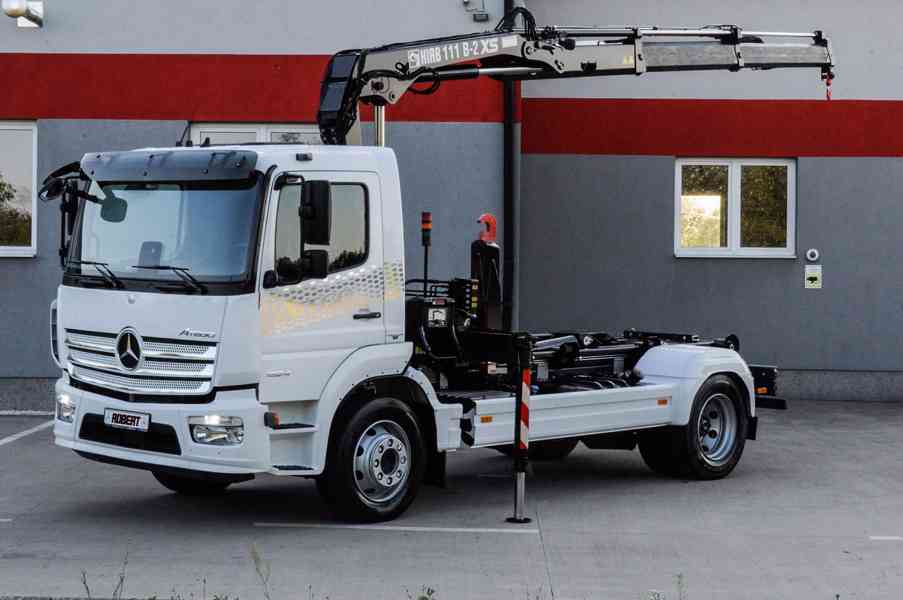 MERCEDES ATEGO 1524 - NOVÝ HÁKOVÝ NOSIČ KONTEJNERŮ + RUKA - foto 123