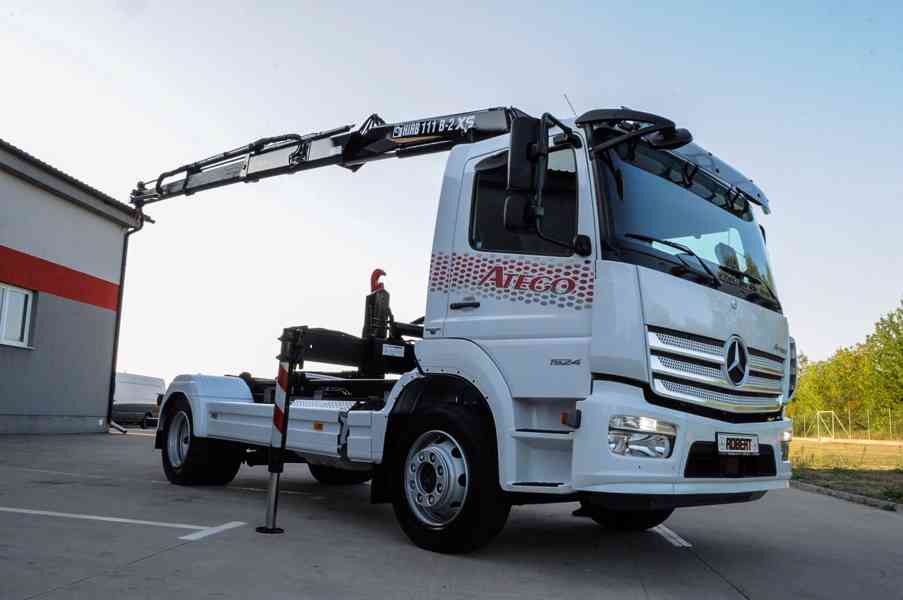 MERCEDES ATEGO 1524 - NOVÝ HÁKOVÝ NOSIČ KONTEJNERŮ + RUKA - foto 128