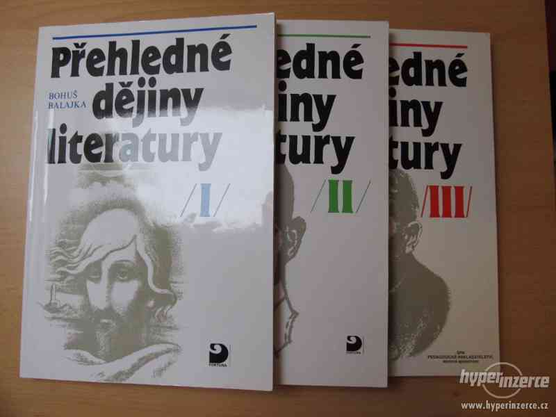 Přehledné dějiny literatury I, II, III - foto 1