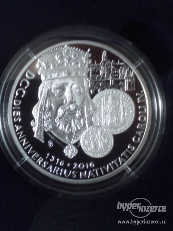 Stříbrná mince 2 NZD 700. výročí narození Karla IV. - foto 3