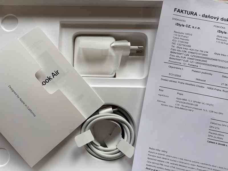 MacBook Air M1 jako nový, záruka, kompletní balení - foto 9