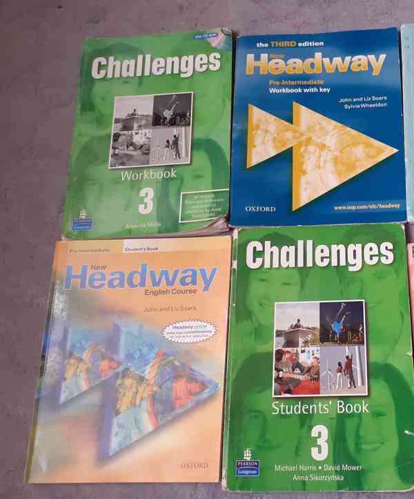 Anglická učebnice-Headway a Challenges