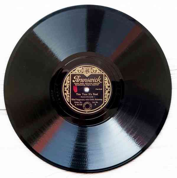 Ella Fitzgerald, gramodesky Brunswick, rok 1938/1939, šelak - foto 8