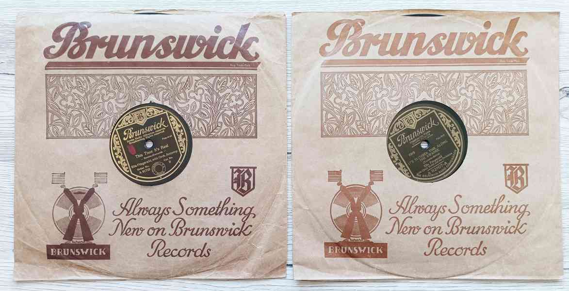 Ella Fitzgerald, gramodesky Brunswick, rok 1938/1939, šelak - foto 11
