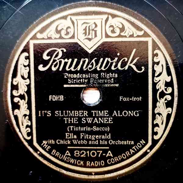 Ella Fitzgerald, gramodesky Brunswick, rok 1938/1939, šelak - foto 3