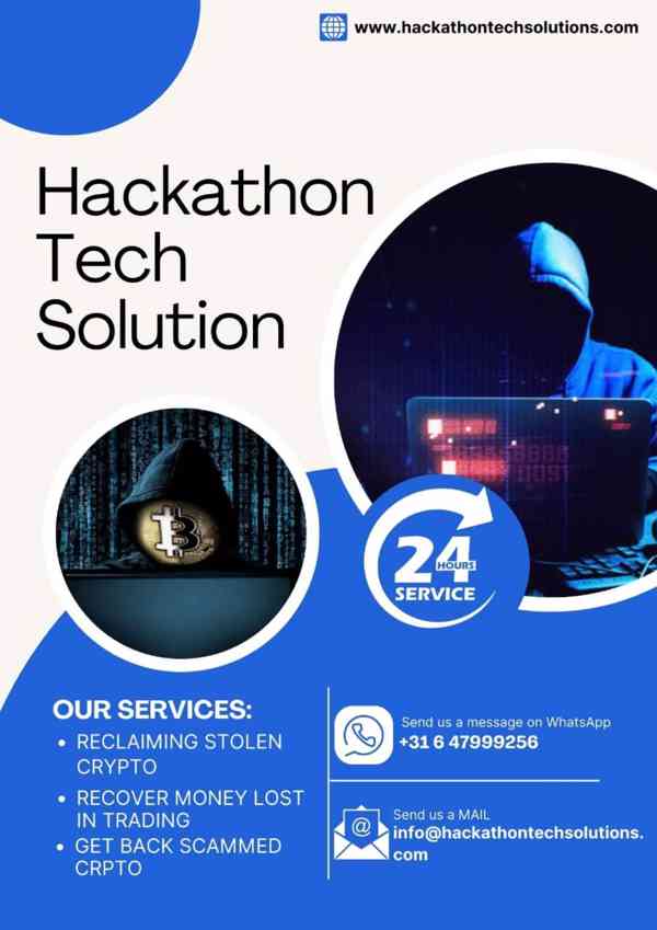 RECOVER STOLEN BITCOIN OR ETH-VISIT HACKATHON TECH SOLUTIONS - foto 3