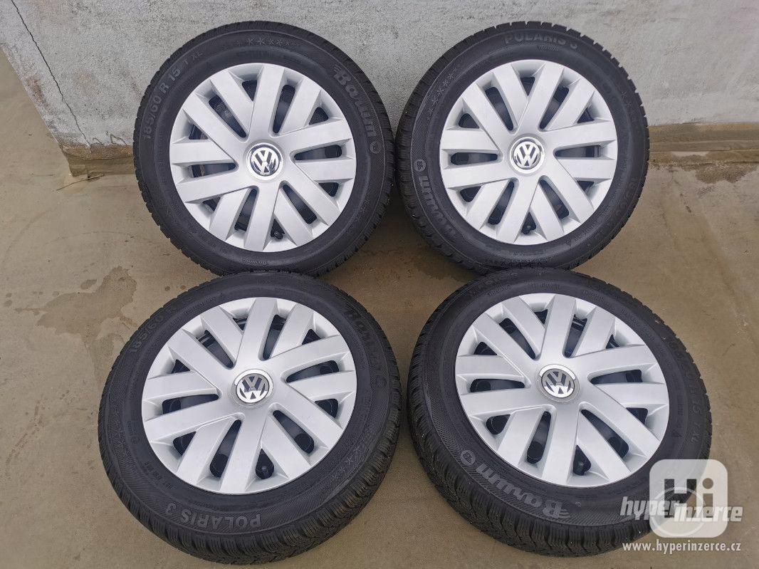 185/60R15 zimní sada VW POLO, Fabia, rapid 6x15 5x100 ET38 - foto 1