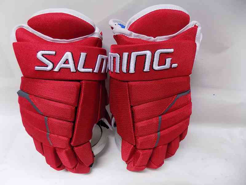 Profi rukavice Salming MTRX21 - červené (velikost 13" + 15") - foto 1