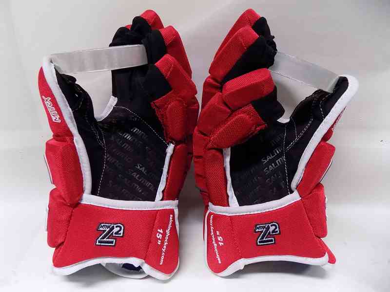 Profi rukavice Salming MTRX21 - červené (velikost 13" + 15") - foto 6
