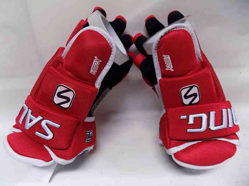 Profi rukavice Salming MTRX21 - červené (velikost 13" + 15") - foto 4
