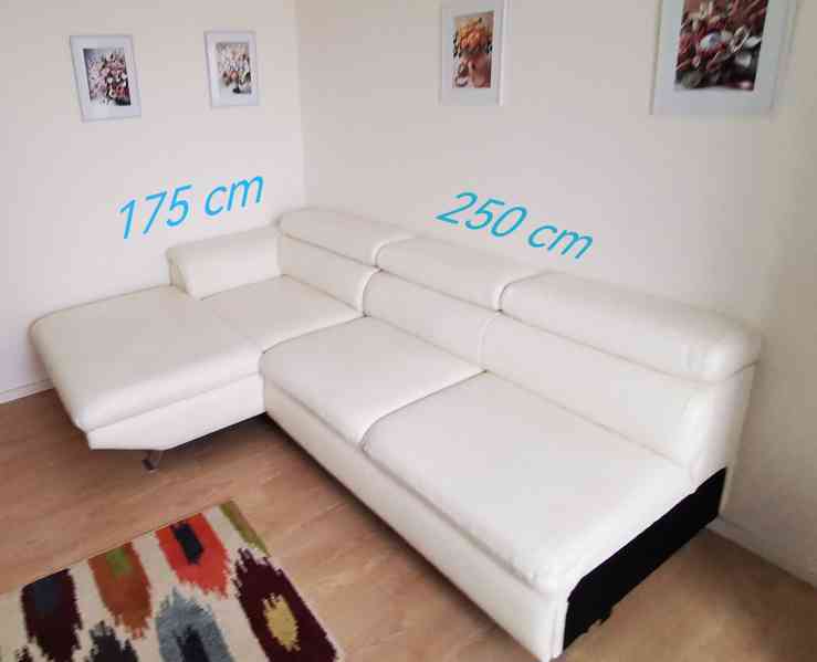 Sedačka bílá - zdarma - foto 1