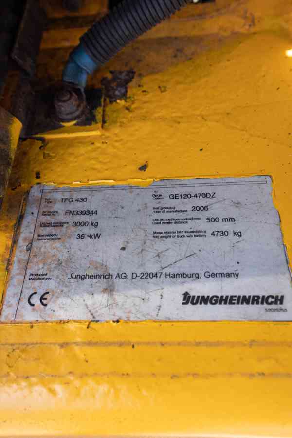 Vysokozdvižný vozík Jungheinrich TFG 430 - foto 8