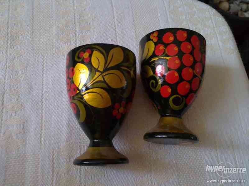 Málo vídané dřevěné vázy malované - foto 10