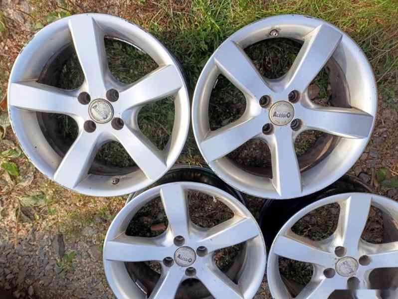 Fiat 16J alu ráfky Alessio -7,5J , ET-38 , rozteč 4krát 98mm - foto 3