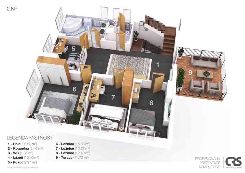 Prodej rodinného domu 435m2  se zahradou 870m2 - foto 4