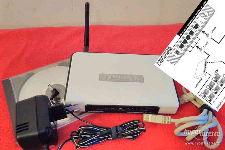 Wi-Fi router TP-LINK TL-WR542G - jako nový!!!